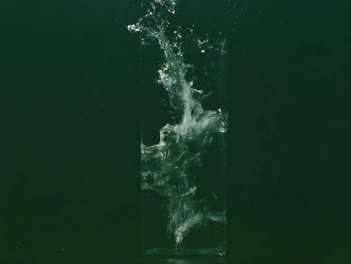 Laboratory photo: liquid column